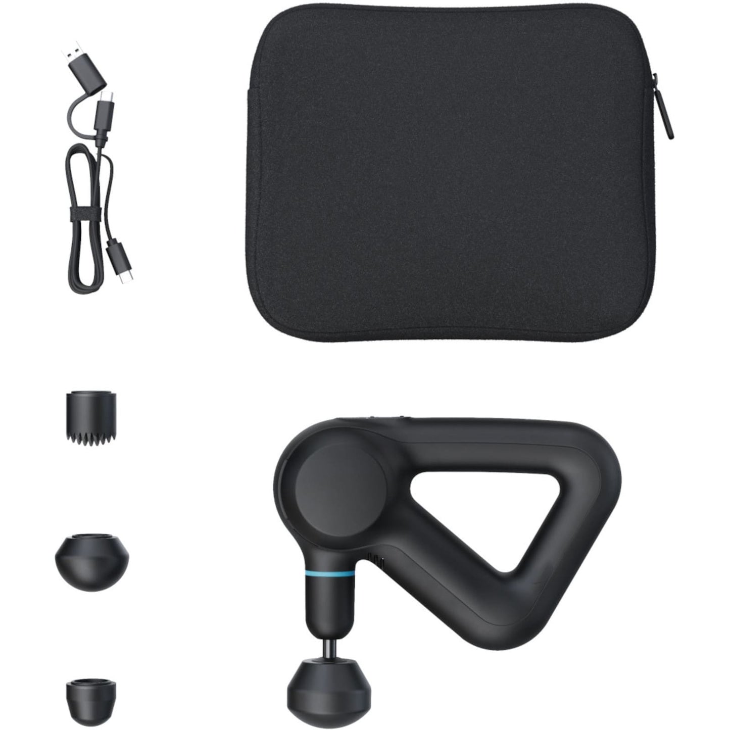 Pistolet de Massage Musculaire – Profond & Percussif (5 Vitesses, 120 Min Autonomie)